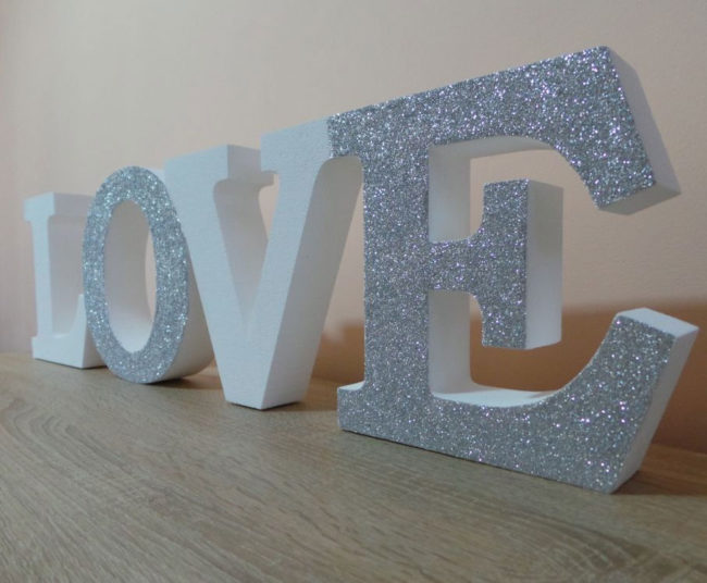 love Dekorativna slova